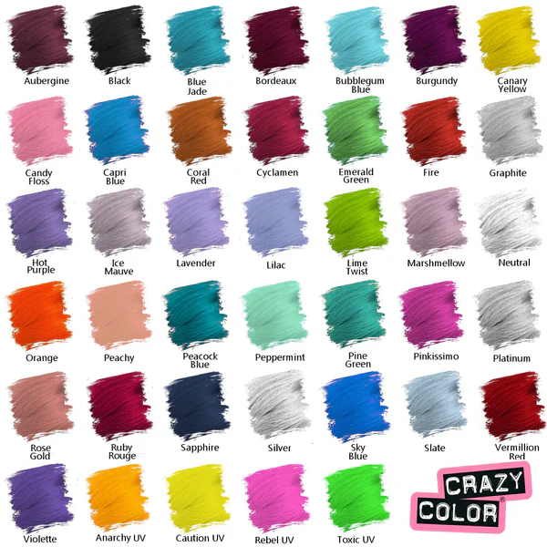 ⁦צבע זמני לשיער Crazy Color - קרייזי קולור⁩ – תמונה ⁦3⁩